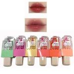 Ice Cream Shape Lip Gloss Lip Balm with Pink Shiny Waterproof Finish