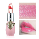 EMPER Transparent Flower Jelly Lipstick - Temperature Color Change, Waterproof, Long Lasting