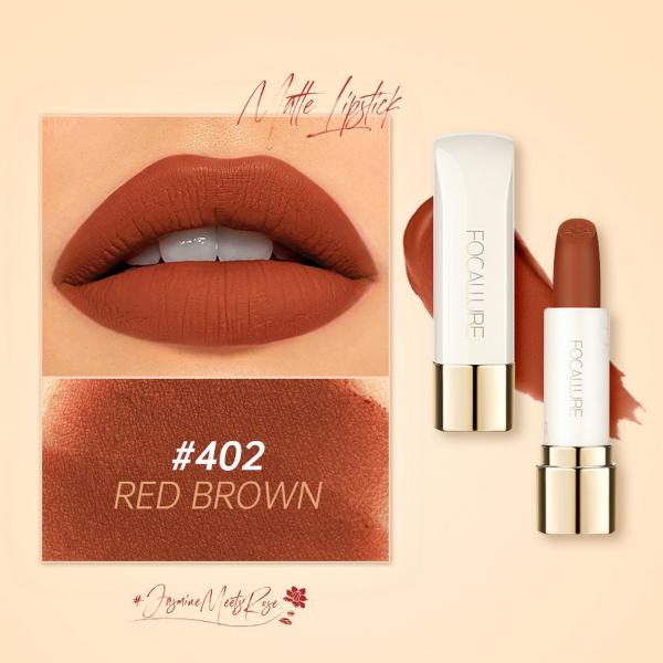 FA 203 Focallure Natural Matte Velvet Lipstick with Rose Jasmine Oil