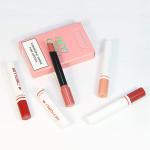 Hey Girl Matte Lipstick Pack of 4 - Long Lasting Velvet Semi-Matte Lip Colors
