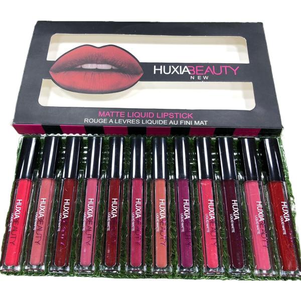Long Lasting Waterproof Matte Lip Gloss Pack of 6 or 12 - Various Shades