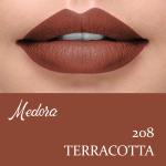 Medor Lipstick Shade 208 Terracotta - Rich Pigmentation & Long Wear