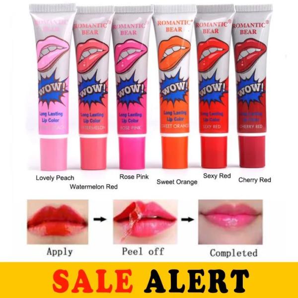 Romantic Bear Wow Long Lasting Waterproof Peel Off Lipstick - 1 Piece Random Color