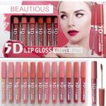 Beautious Matte Lipgloss Pack - Nude Reddish Liquid Lipstick Sets of 6 or 12
