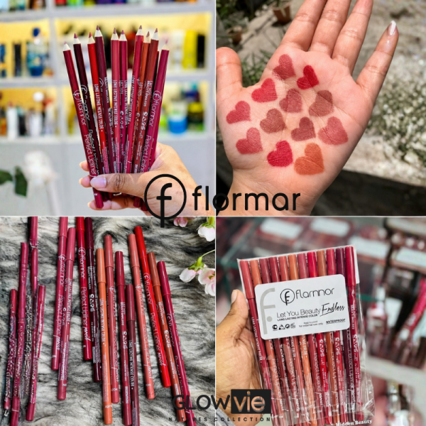 Flormar Pencil Matte Lipstick - Long-Lasting Waterproof Creamy Lip Color