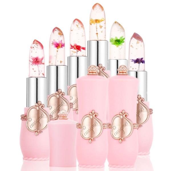 Julystar Pack of 3 Flower Moisturizing Lipsticks for Girls & Women - Shade 8111