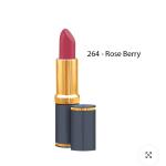 Medora Lipstick Shade 264 Rose Berry - Creamy, Long-Lasting Rich Color Lipstick