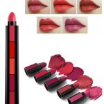 5-in-1 Matte Mini Lipstick Kit - Waterproof, Long-Lasting Lipstick Set with Hydrating Formula - Pack of 5