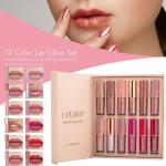 HANDAIYAN 12 Colors Matte Liquid Lipstick Set - Velvet Lip Gloss Combo