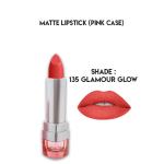 Glamorous Face Matte Lipstick with Vitamin E & Aloe Vera - Pink Case