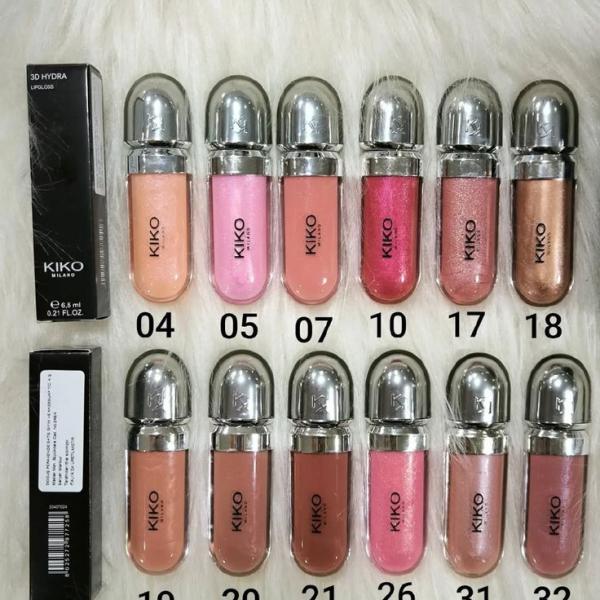 Kiko Korean Lip Gloss - High Shine Hydrating Formula with Non-Sticky Feel