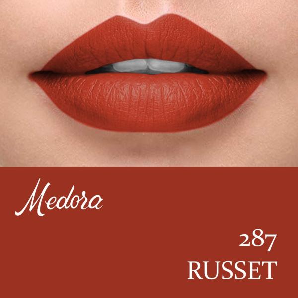 Madora Lipstick Shade 287 Russet - Creamy Long-Lasting Lip Color