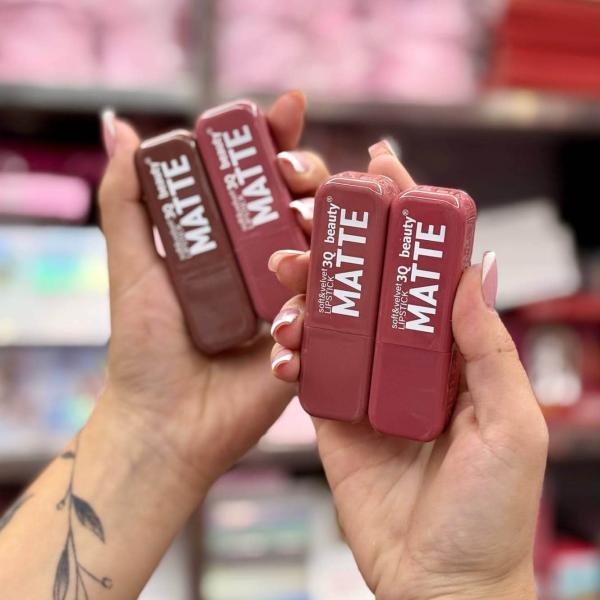 3Q Beauty Lipstick Sets: Soft Velvet Matte Pack of 6 & Ultra Matte 6-Piece Long-Lasting Collection