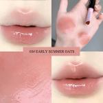 Gege Bear Heart-Shaped Moisturizing Lip Gloss & Solid Lipstick Set - 6 Shades with Vibrant Color and Hydration