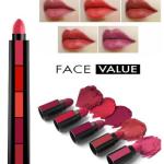 Renée FAB 5 5-In-1 Waterproof Velvet Matte Lipstick Stick - Long-Lasting, Multi-Shade Compact