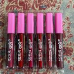 6-Piece Nude Red Matte Lipgloss Set – Long-lasting Matte Liquid Lipsticks