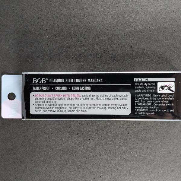Waterproof Black Mascara – Long-Lasting Smudge-Proof Lash Volume, Curl, and Length with Quick-Dry Formula