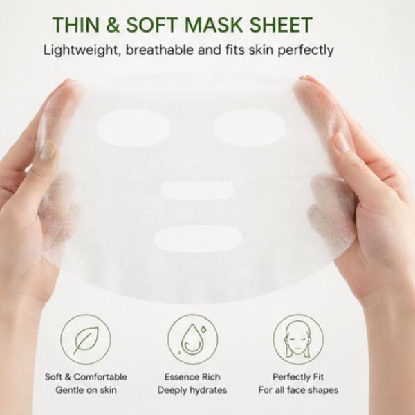 BIOAQUA 10-Pack Fruit Plant Extract Facial Sheet Masks Hydrating Glow