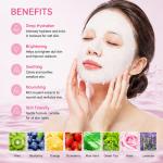 BIOAQUA 5Pcs Moisturizing Face Sheet Mask – Dryness Care & Hydration