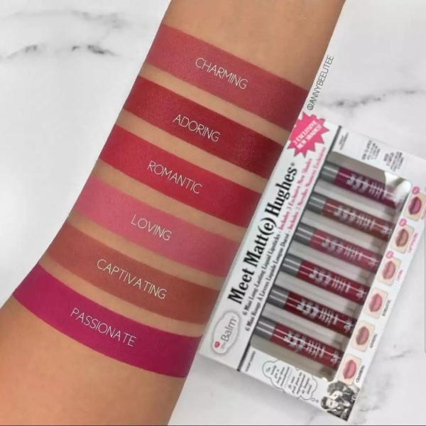 Matte Liquid Lipsticks and Lip Gloss Set - 6 Piece Glossy Matte Lip Colors