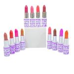 Matte Lipstick Pack of 12 Vibrant Waterproof Colors - Long-Lasting & Moisturizing