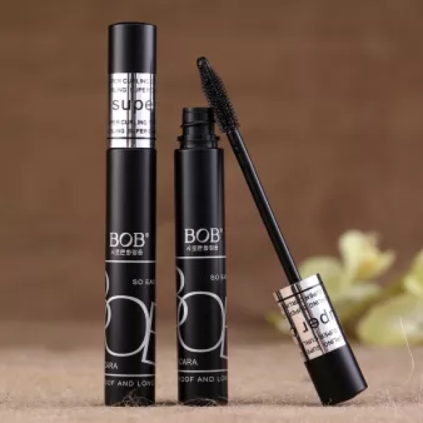BOB Super Curl Waterproof Black Mascara with Volume, Lengthening and Smudge-Resistant Formula