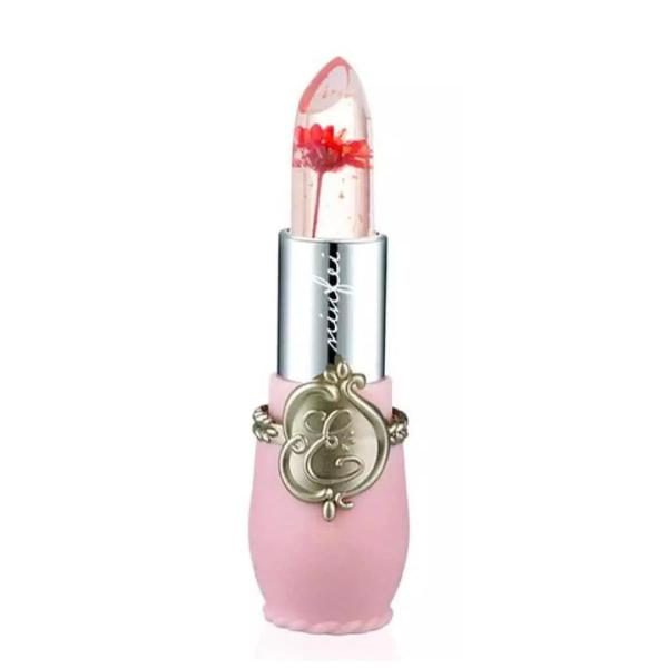Transparent Color-Changing Flower Jelly Lipstick - High Quality
