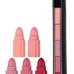 Renée FAB 5 5-In-1 Waterproof Velvet Matte Lipstick Stick - Long-Lasting, Multi-Shade Compact