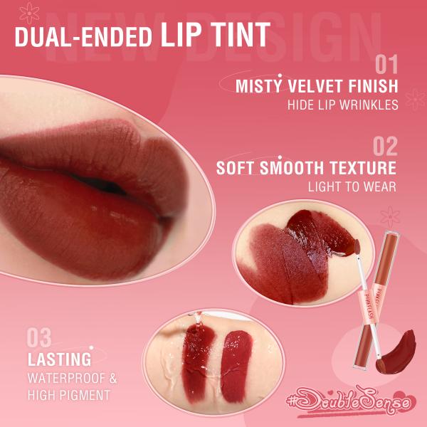 PinkFlash Duo 2-in-1 Liquid Matte Lipstick with Misty Effect PF-L13