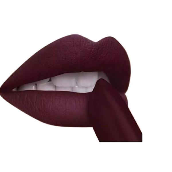 Dark Maroon Lipstick - High Pigment Matte Finish Lip Color