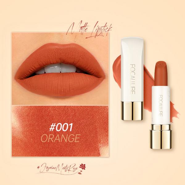 FA 203 Focallure Natural Matte Velvet Lipstick with Rose Jasmine Oil