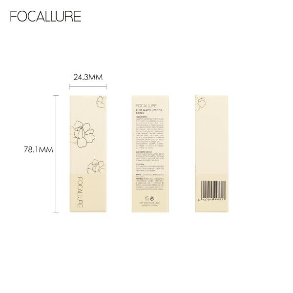 FA 203 Focallure Natural Matte Velvet Lipstick with Rose Jasmine Oil
