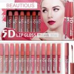6Pcs Nude Liquid Velvet Matte Lipstick Set – Long-Lasting Waterproof Lip Gloss Kit for Women