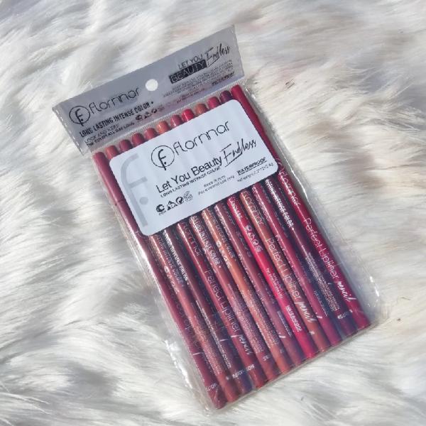 Set of 3/6/12 Matte Nude Lip Liner Pencils – Smooth-Glide Long-Lasting Lipliners for Precise Definition