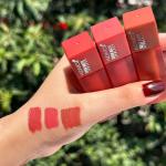 Hudamoji Teddy Matte Lip Gloss with Velvet Finish and Long-Lasting Pigmented Color