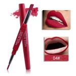 MISS ROSE 2-in-1 Lip Liner and Lipstick - Waterproof, High Pigment