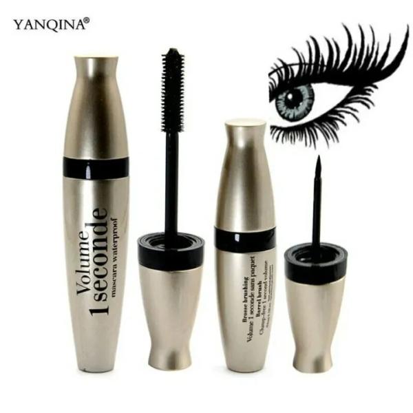 YANQINA Volume 1 Seconde 2-in-1 Waterproof Mascara and Liner Premium Quality