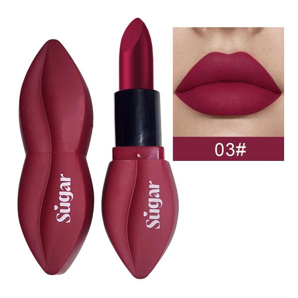 Matte Lipstick Set with 12, 6, or 3 Shades - Long-Lasting Smudge-Proof Bold Matte Lip Colors