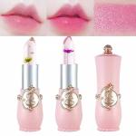 Magic Temperature Color Changing Lipstick 6-Pack with Real Flower in Transparent Jelly Balm