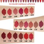 LMG BROTHS Mini Matte Lipstick Pods Set – Portable Travel Size Silky Smooth Finish