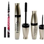 Yanqina Volume Waterproof Mascara & Eyeliner Set with 36h Long-Lasting Liner