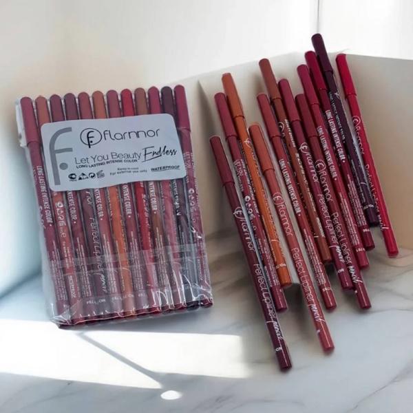 Set of 3/6/12 Matte Nude Lip Liner Pencils – Smooth-Glide Long-Lasting Lipliners for Precise Definition