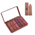 Hengfang 6 in 1 Matte Lipstick Set - Waterproof Six-Color Lip Kit