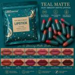 Tijarat Online Mini Matte Lipstick Capsule Set – 9/12/18 Vibrant Colors with Waterproof and Sweat-Resistant Formula