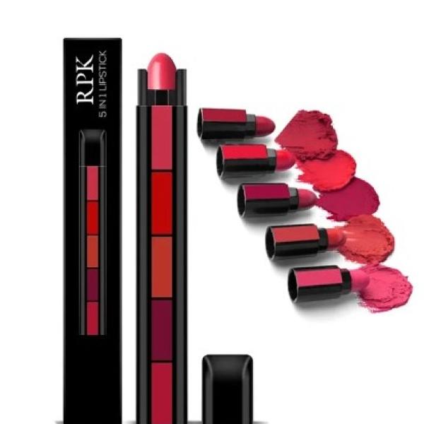 5 in 1 Matte Waterproof Long Lasting Lipstick Set 3.5g Random Shades