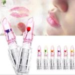 Magic Temperature Color Changing Lipstick 6-Pack with Real Flower in Transparent Jelly Balm