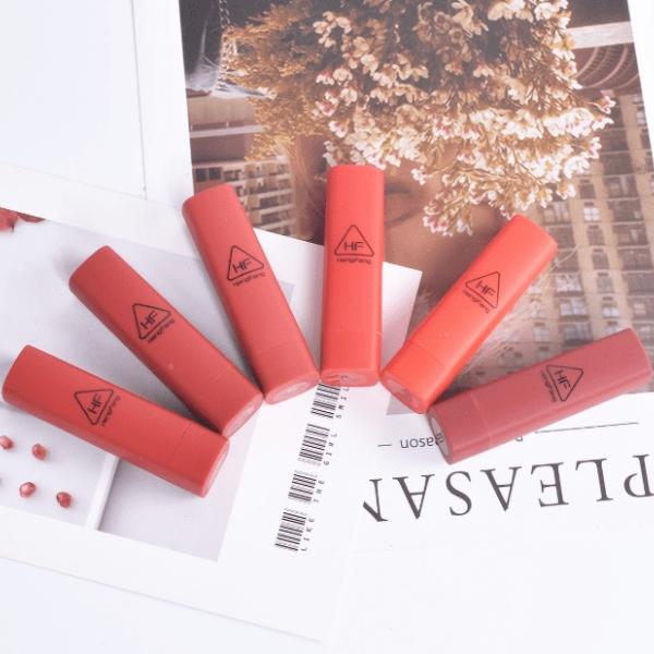 Hengfang 6 in 1 Matte Lipstick Set - Waterproof Six-Color Lip Kit