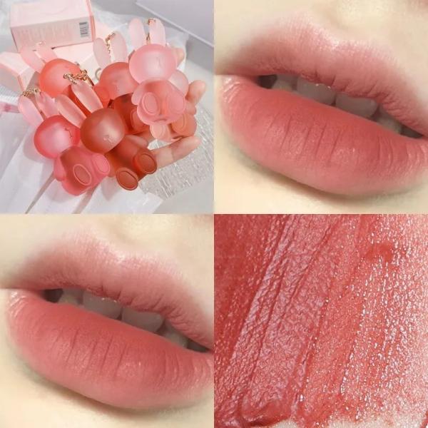 Gege Bear Cute Rabbet Velvet Lipstick Matte Finish - 6 Color Options