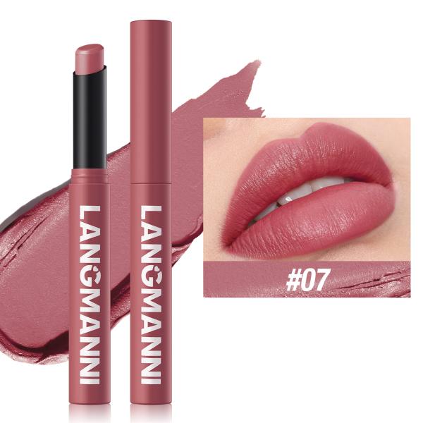 Velvet Matte Lipstick with Hydrating Formula - Waterproof, Long-Lasting & Highly Pigmented Lip Color - 12 Shades
