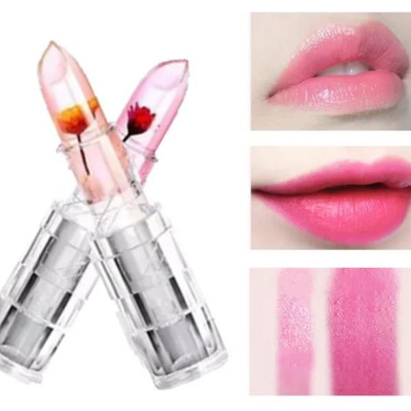 Flower Jelly Color Changing Lipstick with Temperature Activated Moisturizing Formula